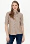 Brown Women's Woven Shirt