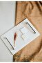 Thin Marble Pied Promise/Engagement Tray, Scissors, 2 Removable Rings, Metal Profile Handle - 3