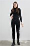 Jelly Black Boyfriend Jeans Women's Plus Lycra Recovery Jeans - 3
