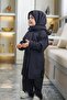 Muslin Children's Writing Pilgrimage Prayer Dress Black - 6