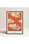 Framed Japanese Style Nanbara Sakujiro Painting 30X40Cm 40X60Cm 50X70Cm Black White Wood Jpn032