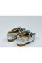 Girl's Orthopedic Ballerinas with Silver Bow Detail - 4