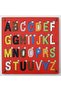 Wooden Find Plug Educational 3d Toy Letters Bultak Jigsaw Puzzle Red