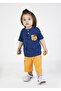 Baby Boy Capris Short Sleeve 86 Pattern Printed Summer Basic Bottom-Top Set 6-24 Months - 4