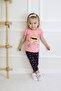 Baby Girl Capris Short Sleeve Girl Pattern Printed Summer Basic Bottom-Top Set 6-24 Months - 3