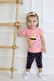 Baby Girl Capris Short Sleeve Girl Pattern Printed Summer Basic Bottom-Top Set 6-24 Months - 4