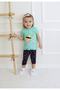 Baby Girl Capris Short Sleeve Girl Pattern Printed Summer Basic Bottom-Top Set 6-24 Months - 7