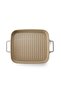 طقم قدور ومقلاة من حديد الزهر 4 قطع مع غطاء زجاجي من فيكا، بيج18shallow26pan28grill - 4