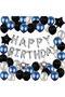 Birthday Party Decorations For Men And Women Blue, Birthday Party Supplies Silver
