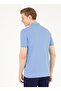 Dark Blue Men's Polo T-shirt Gtp04ıy023 - 5