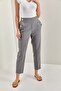 Women's Gray Buttoned Pocket Trousers 50011024 - 2