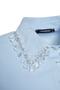 Blue Collar Accessory Detail Woven Cotton Shirt TCTSS23TG00014 - 8