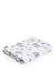 Muslin Cloth Cover Lamb Pattern - Blue 90x75 Cm + 2 Mouth Wipes - 2