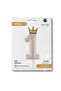 Luxury Crowned 1 Year Foil Balloon Pink Italy Origin 110 Cm