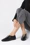 Jodie Black Color Women's Flat Ballerina Shoes - 3