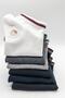 Socks Basic 12 Pairs Men's Rubber Side Stripe Detailed Booties Socks - 4