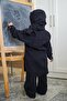 Muslin Children's Writing Pilgrimage Prayer Dress Black - 7