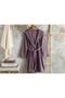 Corded Bathrobe - Stripe Cotton