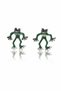Green Frog Earrings - 2