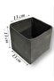 Anthracite 2-Piece Drawer Organizer Set - Multi-Purpose In-Cabinet Box Set ( 13*13*13 ) - 2