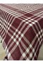 Checkered Picnic Cloth & Table Cloth & Table Cloth King Size 170 X 170 Cm - Claret Red