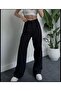 Palazzo Cut Black Trousers - 3