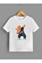 Crew Neck Cool Teddy Bear Printed Girl/Boy T-Shirt