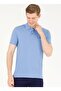 Dark Blue Men's Polo T-shirt Gtp04ıy023