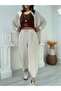 Stone Linen Shalwar Trousers