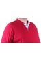 Large Size Men's Polo T-Shirt Classic 23403 Claret Red - 3