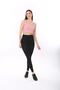 Women's Strappy Corded Crop Knitted Blouse - 2