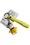 Keychain with Yellow Jacket and Bow Tie Teddy Bear and I Love You Figure - 5cm - 3