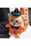 Keychain with Teddy Bear in Orange Jacket and Bow Tie and I Love You (orange) Figure - 5cm - 3