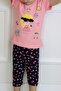 Baby Girl Capris Short Sleeve Girl Pattern Printed Summer Basic Bottom-Top Set 6-24 Months - 5