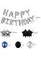 Birthday Party Decorations For Men And Women Blue, Birthday Party Supplies Silver - 2
