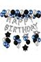 Birthday Party Decorations For Men And Women Blue, Birthday Party Supplies Silver - 3