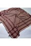 Checkered Picnic Cloth & Table Cloth & Table Cloth King Size 170 X 170 Cm - Claret Red - 4
