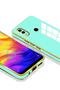 Luxury Silicone Case for Redmi Note 7 Pro with Water Green Edges Gold Detail - 2