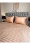 Cream Striped Cotton Satin Pillowcase - 4