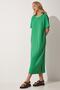 Women's Green Loose Long Casual Knitted Dress Dz00076