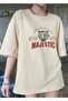 Women's Majestic Strong Printed Oversize T-shirt - 3
