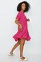 Women's V-Neck Ruffle Detailed Flounce Dress - 4