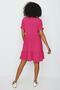 Women's V-Neck Ruffle Detailed Flounce Dress - 5