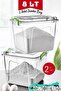 Elite Line 8 Lt Jumbo Size Square Flour, Sugar, Legumes Container 2 Pieces Transparent
