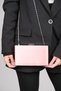 Helf Pink Satin Women's Evening Dress Bag - 3