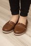 Orthopedic Daily Soft Women's Skin Laser Printed Buckle Ballerina Shoes - 5