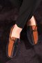 Colore Genuine Leather Men's Casual Shoes, Loafer Shoes, Light Shoes, Suede Loafer