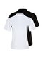 Beyaz-Siyah 2'li Paket %100 Pamuk Basic Dik Yaka Örme T-Shirt TWOSS20TS1500 - 7