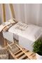 Washable Cotton Home Sweet Home Written Gray Top Line Gold Writing Organizer Storage 21x28x52cm D61a - 4