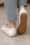 Orthopedic Daily Soft Women's Skin Perforated Ballerina Shoes - 3